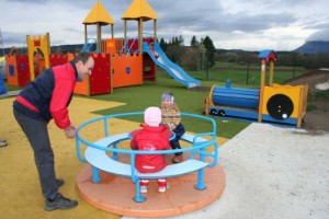 In Postojna gibt es einen gro&szlig;en Abenteuerspielplatz (Foto: privat)